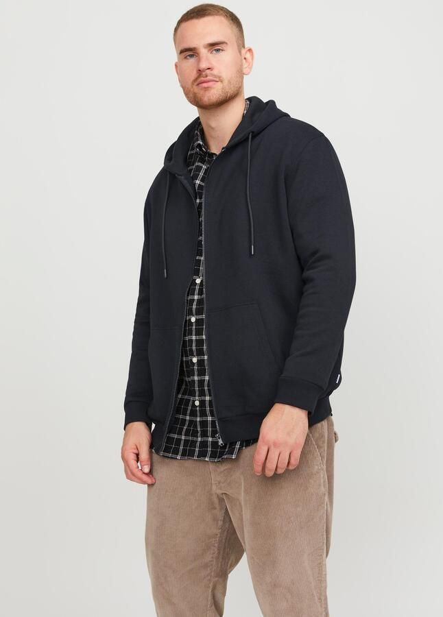 Jack & Jones PlusSize Capuchonsweatvest JJEBRADLEY met capuchon en zachte binnenkant - Foto 8