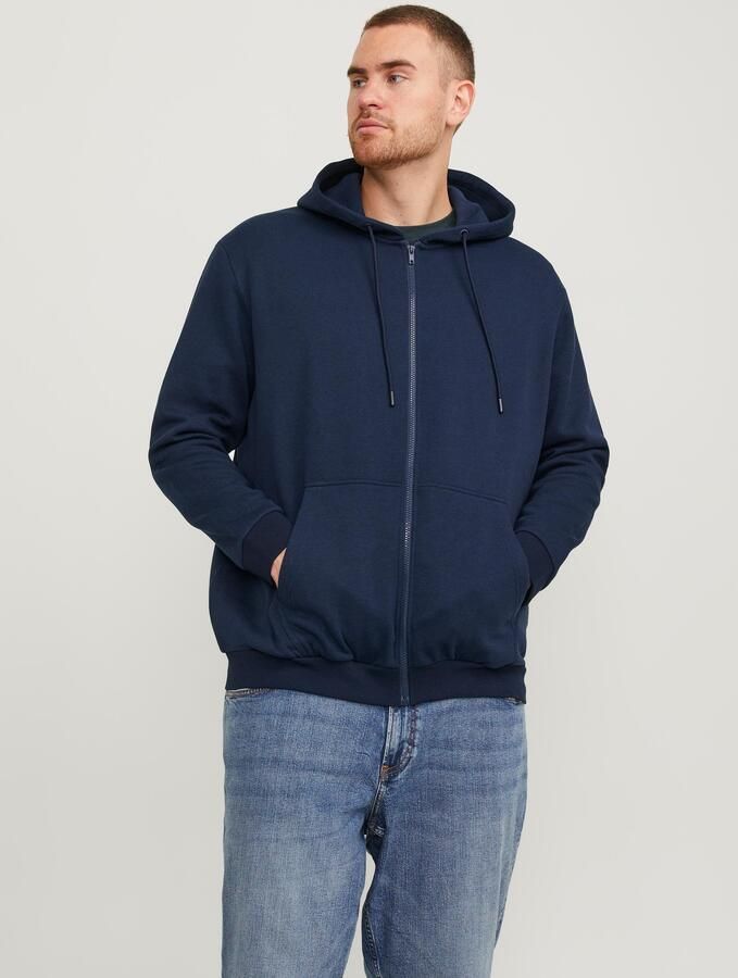 Jack & Jones PlusSize Capuchonsweatvest JJEBRADLEY met capuchon en zachte binnenkant - Foto 7