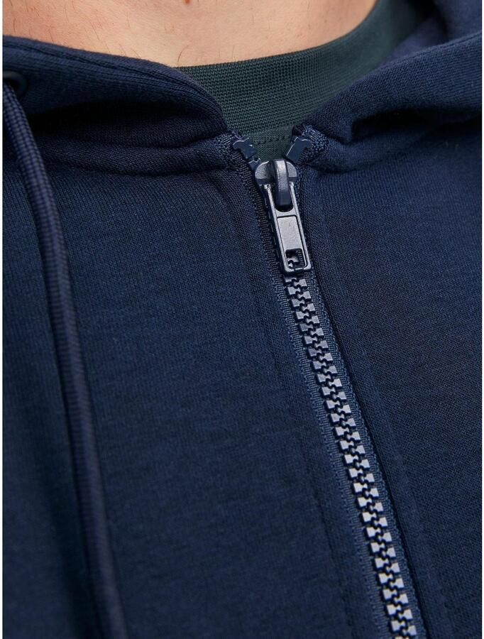 Jack & Jones PlusSize Capuchonsweatvest JJEBRADLEY met capuchon en zachte binnenkant - Foto 3