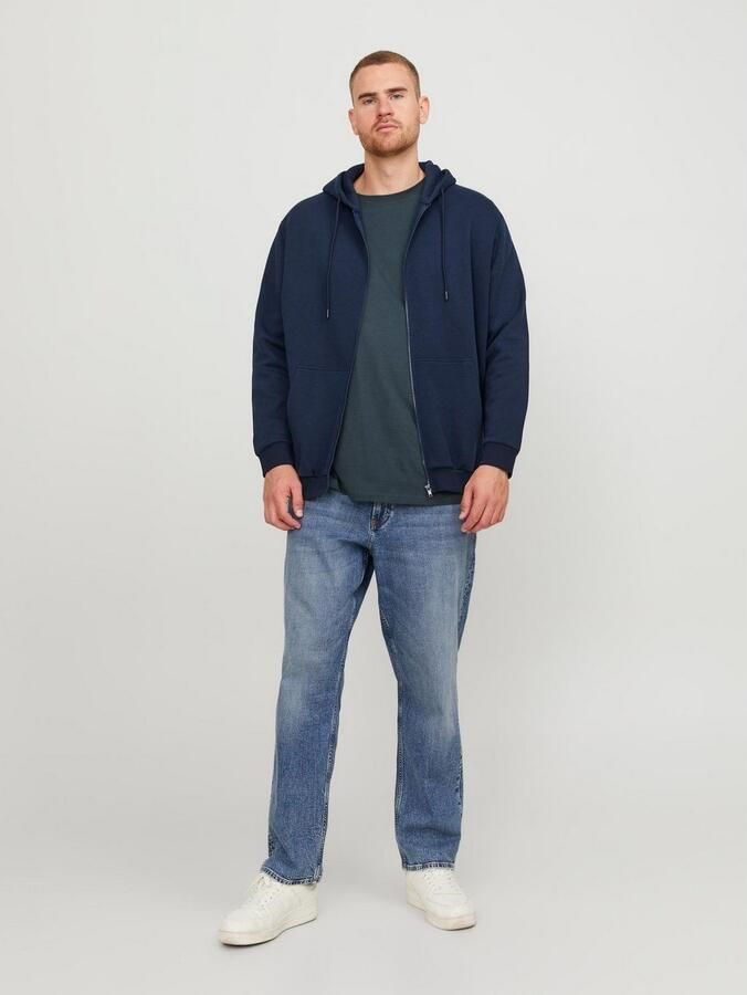 Jack & Jones PlusSize Capuchonsweatvest JJEBRADLEY met capuchon en zachte binnenkant - Foto 5