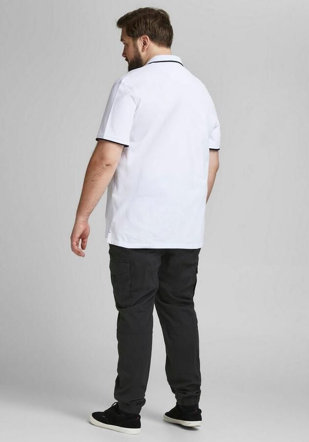 JACK & JONES PLUS SIZE tapered fit broek JPSTPAUL JJFLAKE Plus Size zwart - Foto 5