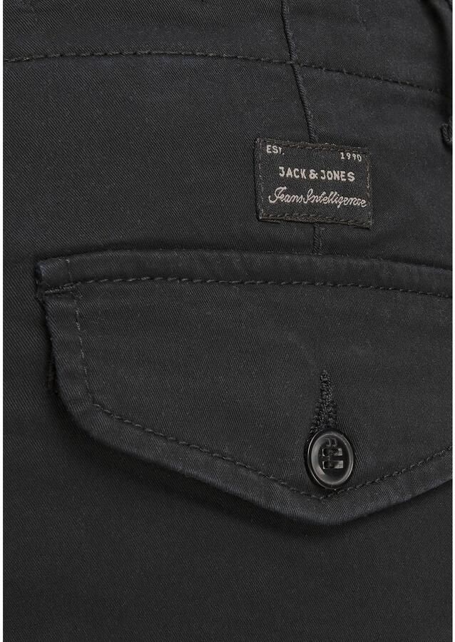 JACK & JONES PLUS SIZE tapered fit broek JPSTPAUL JJFLAKE Plus Size zwart - Foto 3