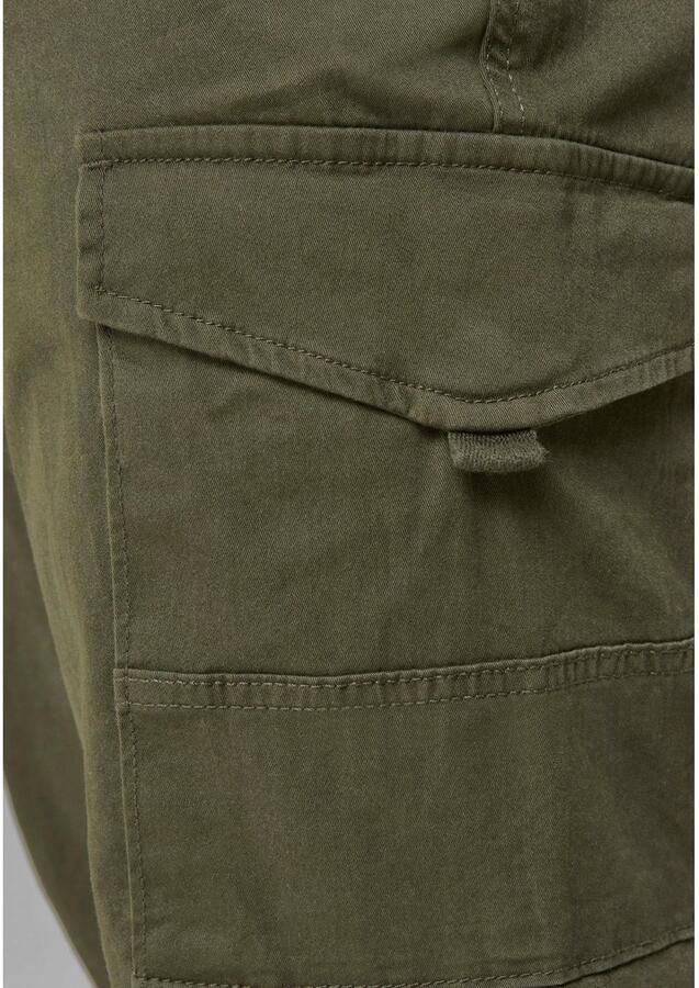 JACK & JONES PLUS SIZE tapered fit broek JPSTPAUL JJFLAKE Plus Size olive night - Foto 3