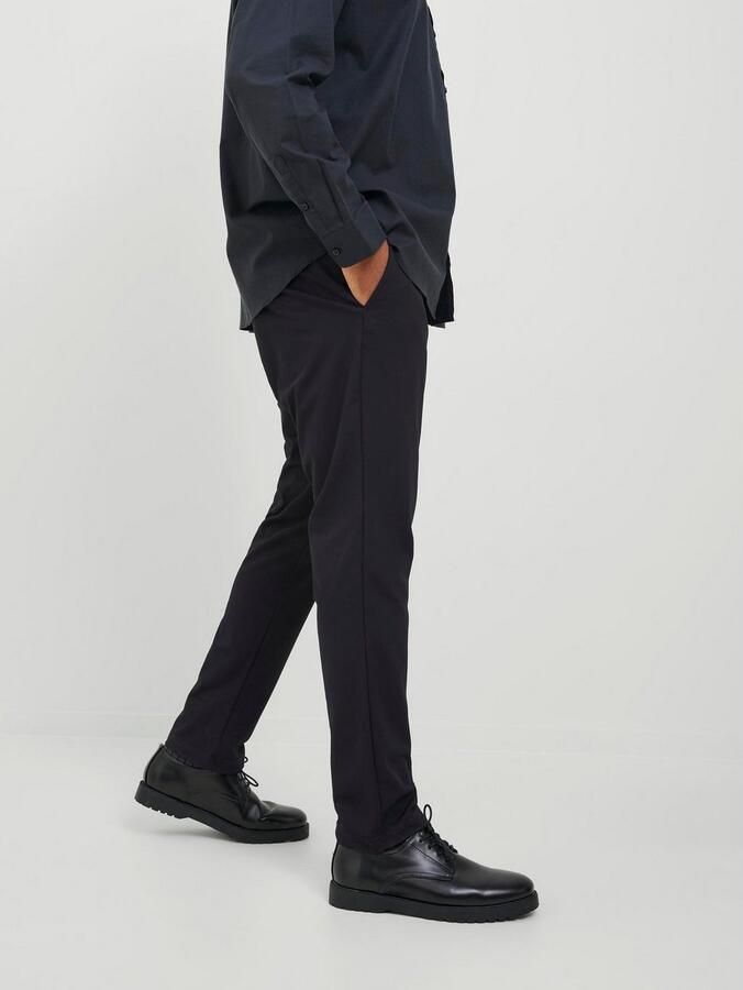 JACK & JONES PLUS SIZE slim fit chino JPSTMARCO Plus Size zwart - Foto 7