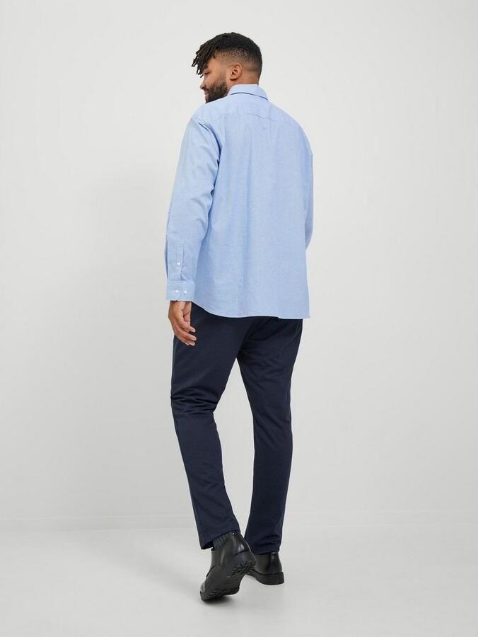 JACK & JONES PLUS SIZE slim fit chino JPSTMARCO Plus Size donkerblauw - Foto 7