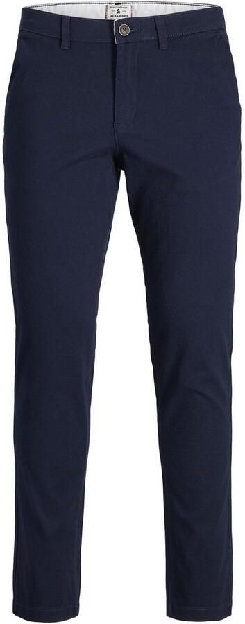 Jack & Jones Plus SIZE stoffen broek met knoop- en ritssluiting model 'MARCO' - Foto 4