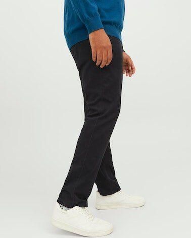 Jack & Jones Plus SIZE stoffen broek met knoop- en ritssluiting model 'MARCO' - Foto 12