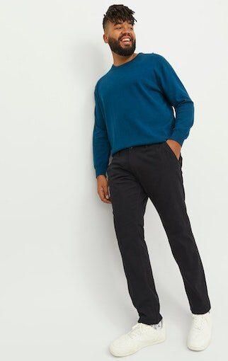 Jack & Jones Plus SIZE stoffen broek met knoop- en ritssluiting model 'MARCO' - Foto 11
