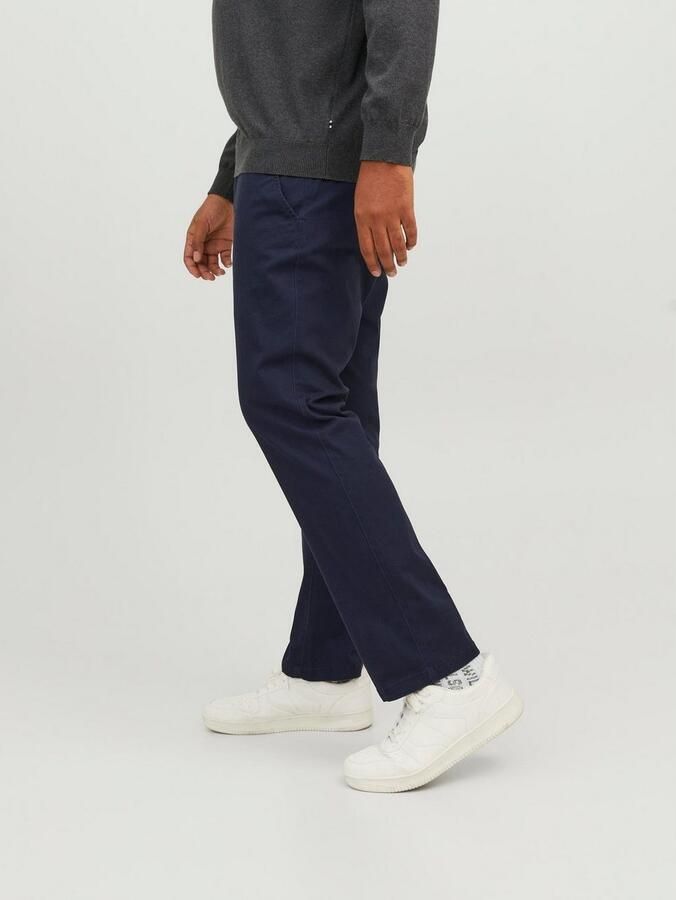 Jack & Jones Plus SIZE stoffen broek met knoop- en ritssluiting model 'MARCO' - Foto 5