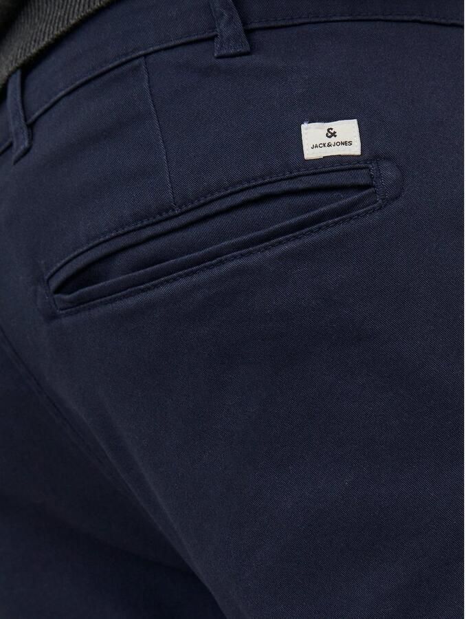 Jack & Jones Plus SIZE stoffen broek met knoop- en ritssluiting model 'MARCO' - Foto 4