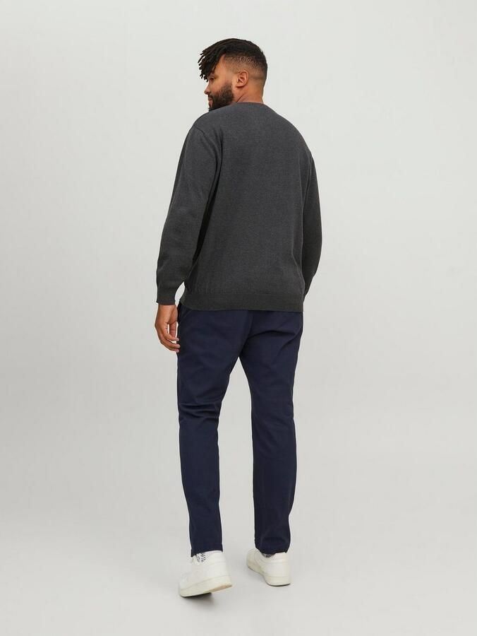 Jack & Jones Plus SIZE stoffen broek met knoop- en ritssluiting model 'MARCO' - Foto 7