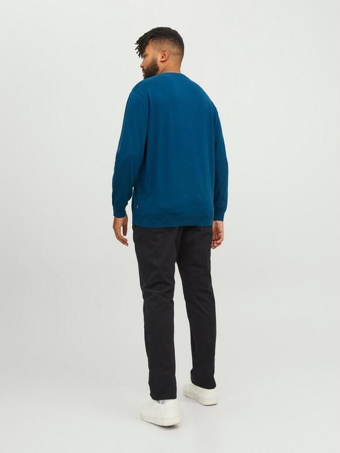Jack & Jones Plus SIZE stoffen broek met knoop- en ritssluiting model 'MARCO' - Foto 9