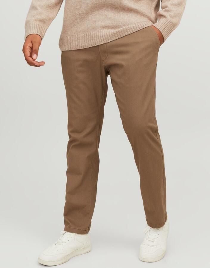 Jack & Jones Plus SIZE stoffen broek met knoop- en ritssluiting model 'MARCO' - Foto 3