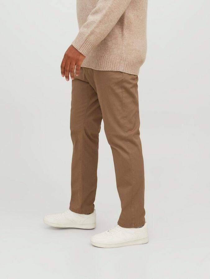 Jack & Jones Plus SIZE stoffen broek met knoop- en ritssluiting model 'MARCO' - Foto 5