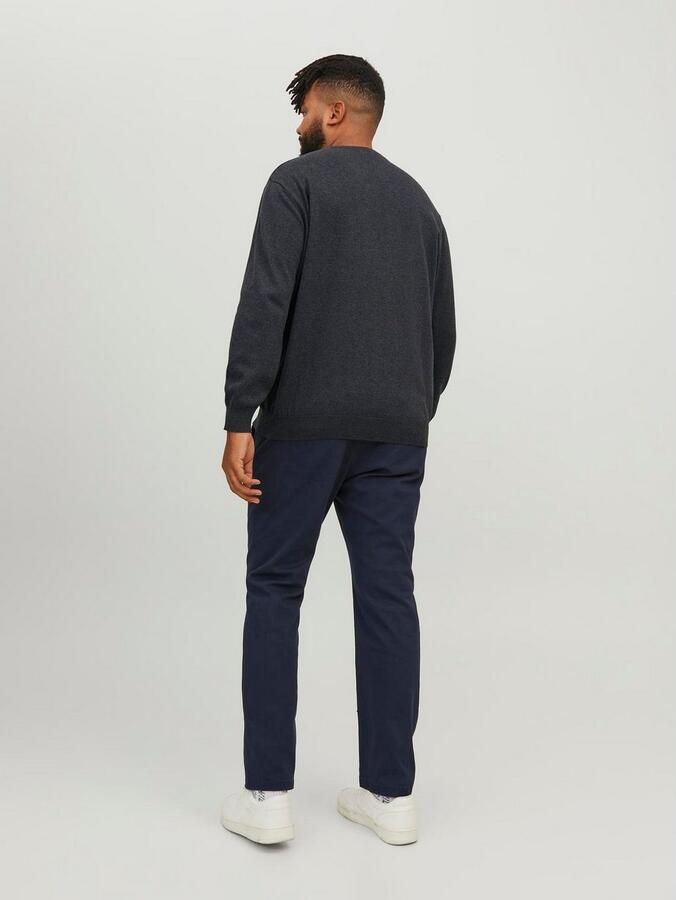 Jack & Jones PlusSize Gebreide trui JJEBASIC KNIT CREW NECK NOOS PLS - Foto 6