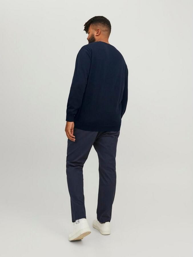 Jack & Jones PlusSize Gebreide trui JJEBASIC KNIT CREW NECK NOOS PLS - Foto 6