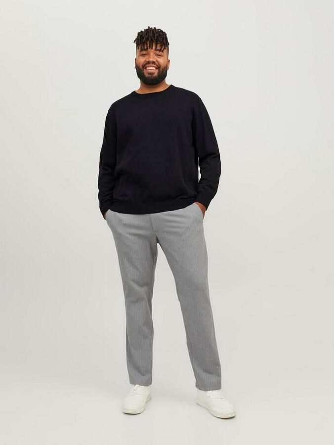 Jack & Jones PlusSize Gebreide trui JJEBASIC KNIT CREW NECK NOOS PLS - Foto 5