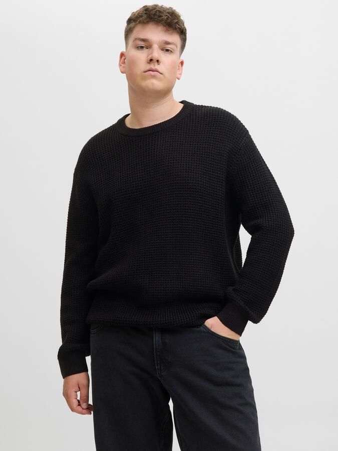 Jack & Jones PlusSize Gebreide trui JJGLOBAL KNIT CREW NECK PLS - Foto 5