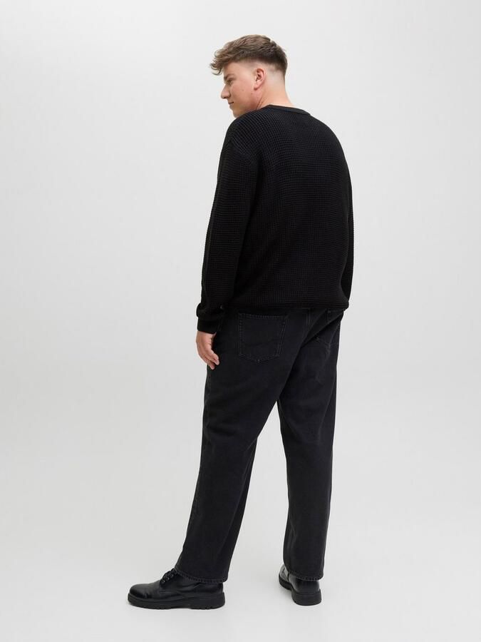Jack & Jones PlusSize Gebreide trui JJGLOBAL KNIT CREW NECK PLS - Foto 4