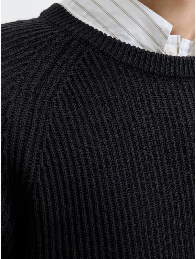 Jack & Jones Trui met ronde hals JJPANNEL KNIT CREW NECK AW25