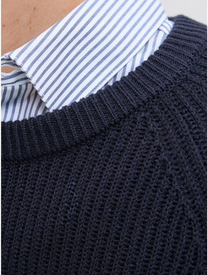 Jack & Jones Trui met ronde hals JJPANNEL KNIT CREW NECK AW25