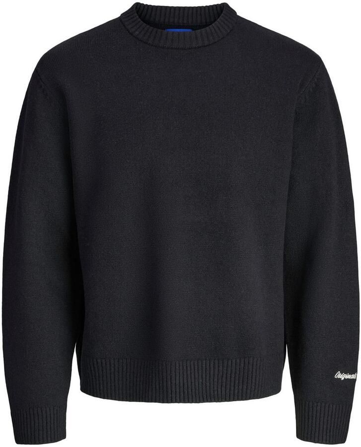 Jack & jones Gebreide pullover met labelstitching model 'NORREBRO'