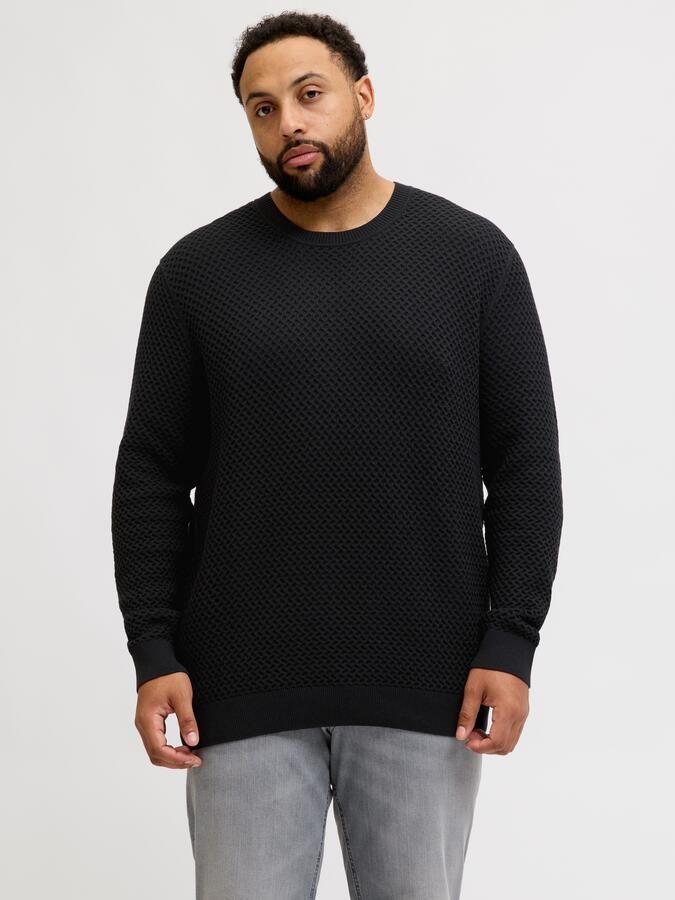 Jack & Jones PlusSize Gebreide trui JPRBLUBARKLEY KNIT CREW NECK PLS - Foto 9