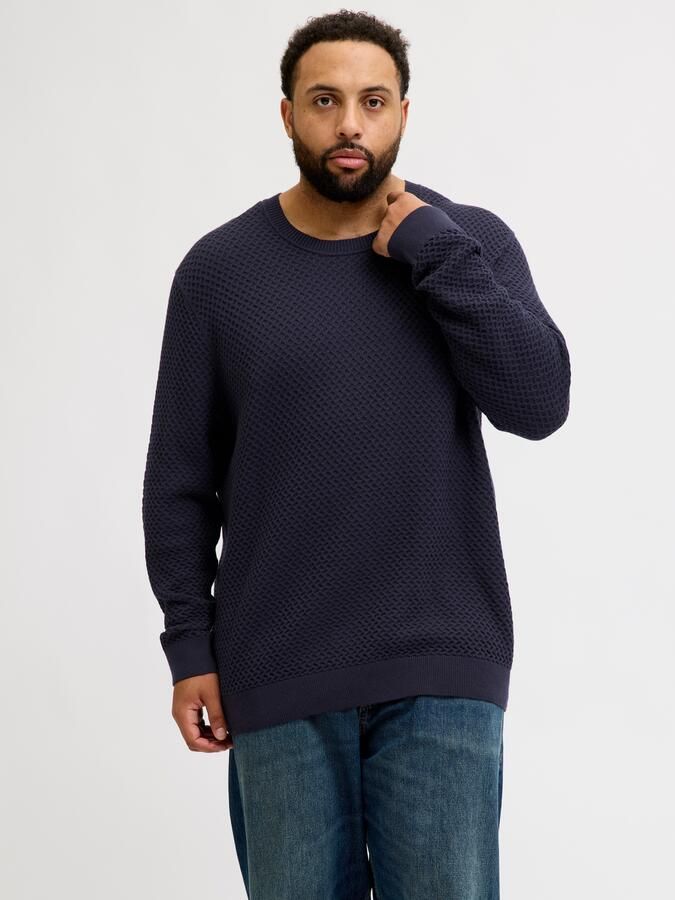 Jack & Jones PlusSize Gebreide trui JPRBLUBARKLEY KNIT CREW NECK PLS - Foto 7