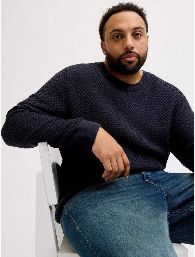 Jack & Jones PlusSize Gebreide trui JPRBLUBARKLEY KNIT CREW NECK PLS - Foto 2