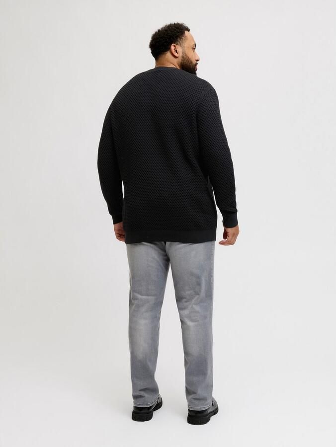 Jack & Jones PlusSize Gebreide trui JPRBLUBARKLEY KNIT CREW NECK PLS - Foto 7
