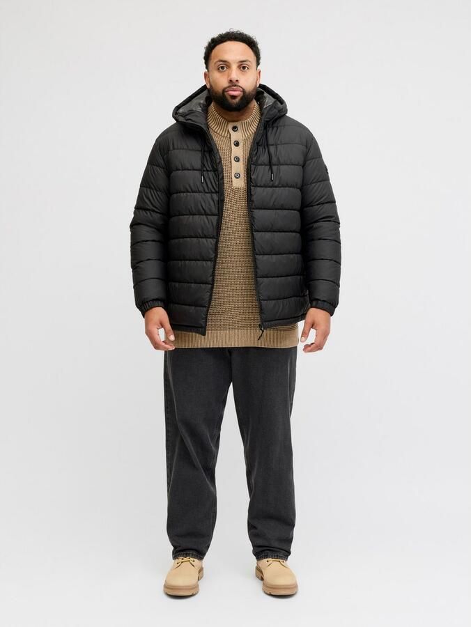 Jack & Jones PlusSize Gewatteerde jas JCOPOINT PU PUFFER JACKET BF PLS - Foto 4