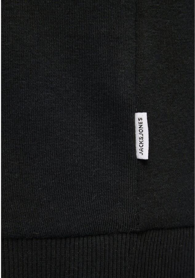 JACK & JONES PLUS SIZE hoodie JJECORP Plus Size met logo zwart - Foto 4