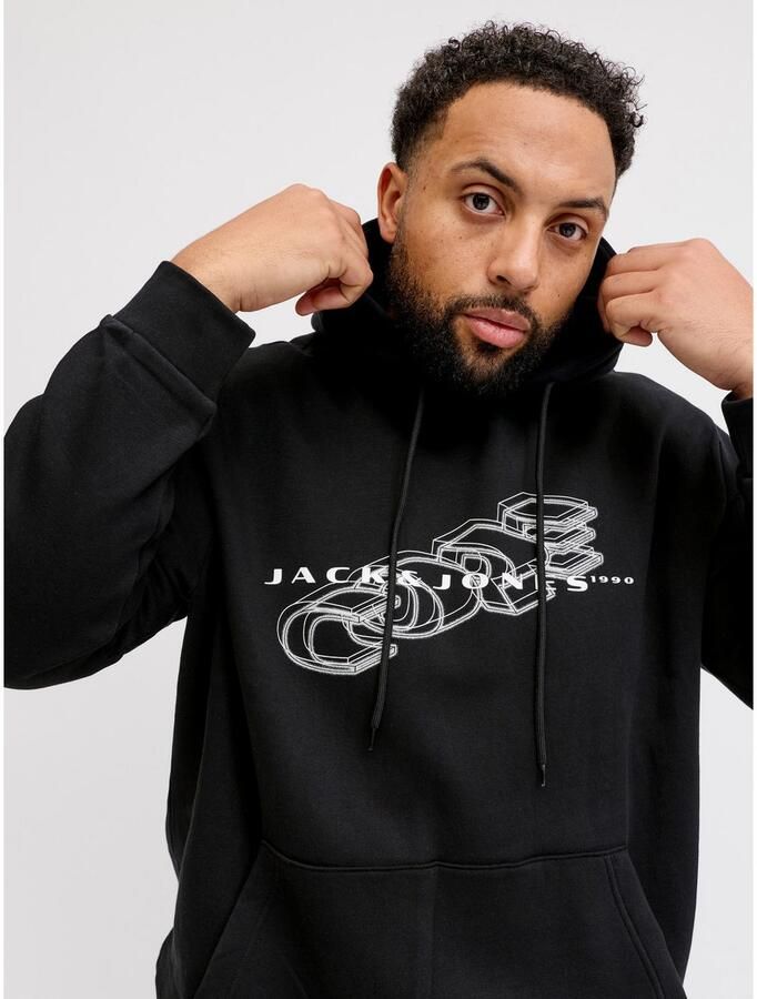 Jack & Jones PlusSize Hoodie JCOFUSION BRANDING SWEAT HOOD PLS