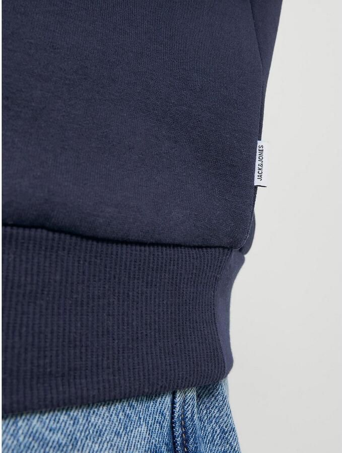 JACK & JONES PLUS SIZE hoodie JJEBRADLEY Plus Size donkerblauw - Foto 4