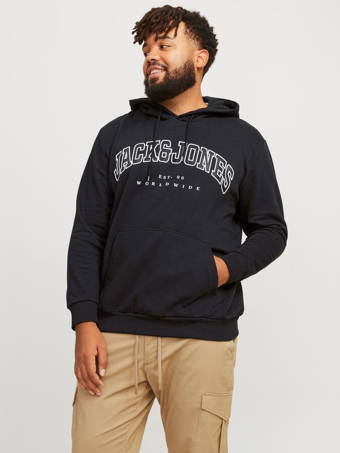 Jack & Jones PlusSize Hoodie JJECALEB VARSITY SWEAT HOOD NOOS PLS - Foto 7