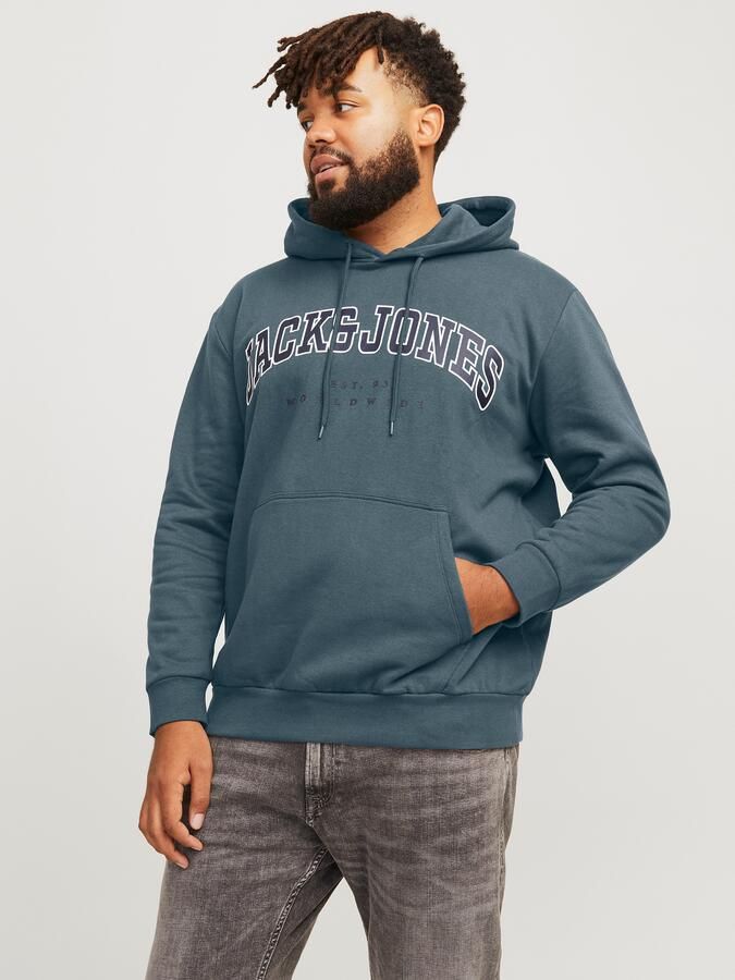 Jack & Jones PlusSize Hoodie JJECALEB VARSITY SWEAT HOOD NOOS PLS - Foto 9