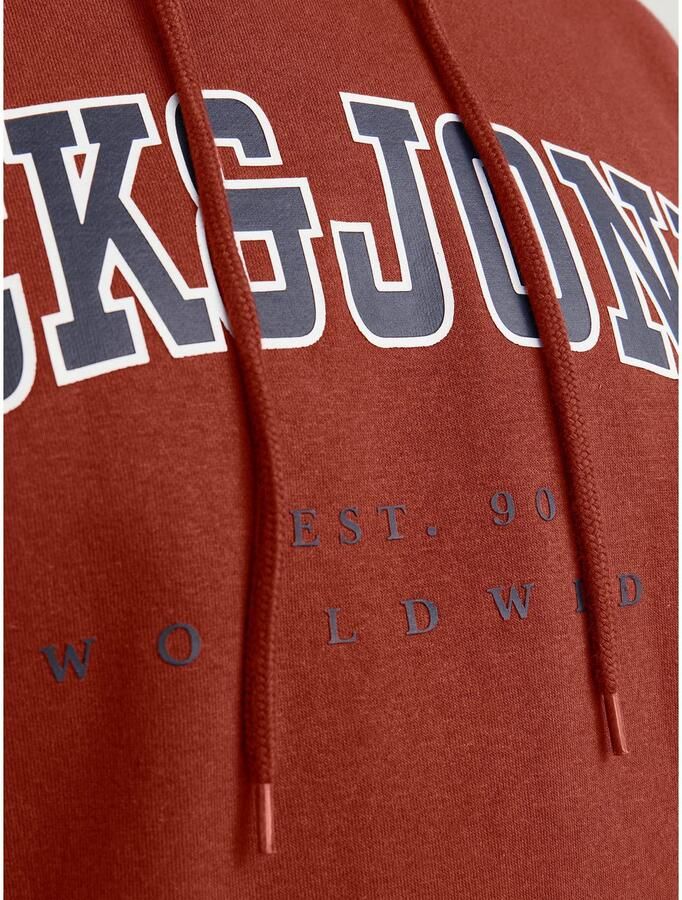 Jack & Jones PlusSize Hoodie JJECALEB VARSITY SWEAT HOOD NOOS PLS - Foto 6