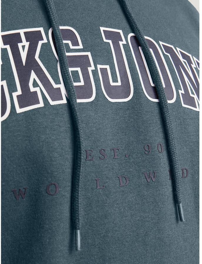 Jack & Jones PlusSize Hoodie JJECALEB VARSITY SWEAT HOOD NOOS PLS - Foto 3