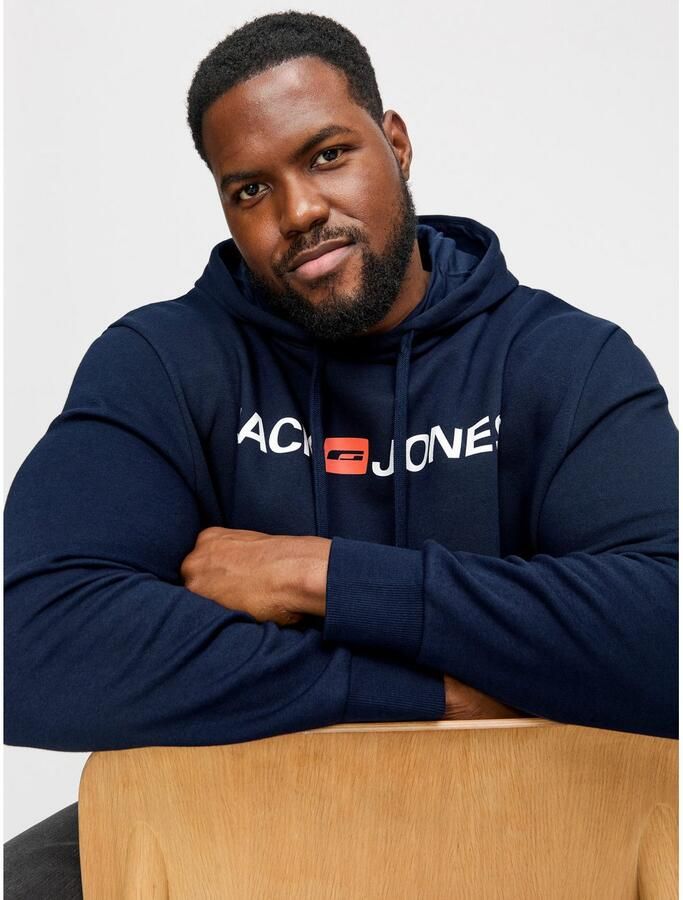 Jack & Jones PlusSize Hoodie JJECORP OLD LOGO SWEAT HOOD NOOS PLS - Foto 2