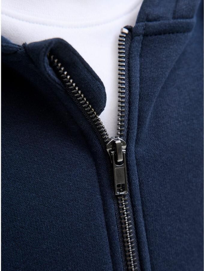 Jack & Jones PlusSize Hoodie JJELOGO SWEAT ZIP HOOD 2 COL AW25 PLS - Foto 4