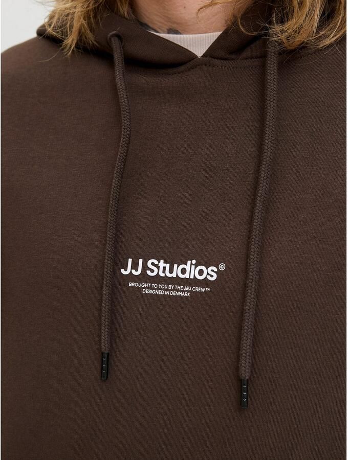 Jack & jones Hoodie met labelprint model 'SOHO'