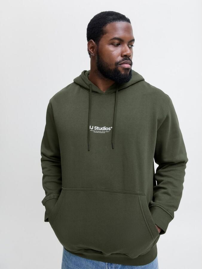 Jack & Jones PlusSize Hoodie JJESOHO SWEAT HOOD NOOS PLS - Foto 6