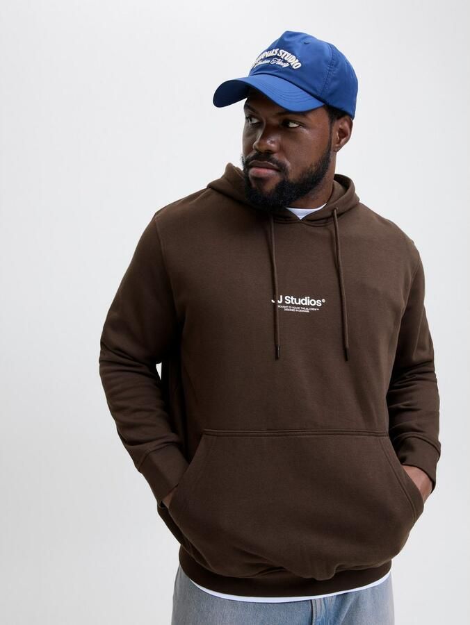 Jack & Jones PlusSize Hoodie JJESOHO SWEAT HOOD NOOS PLS - Foto 3