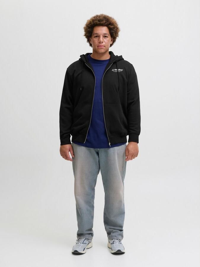 Jack & Jones PlusSize Hoodie JJESOHO SWEAT ZIP HOOD NOOS PLS - Foto 5