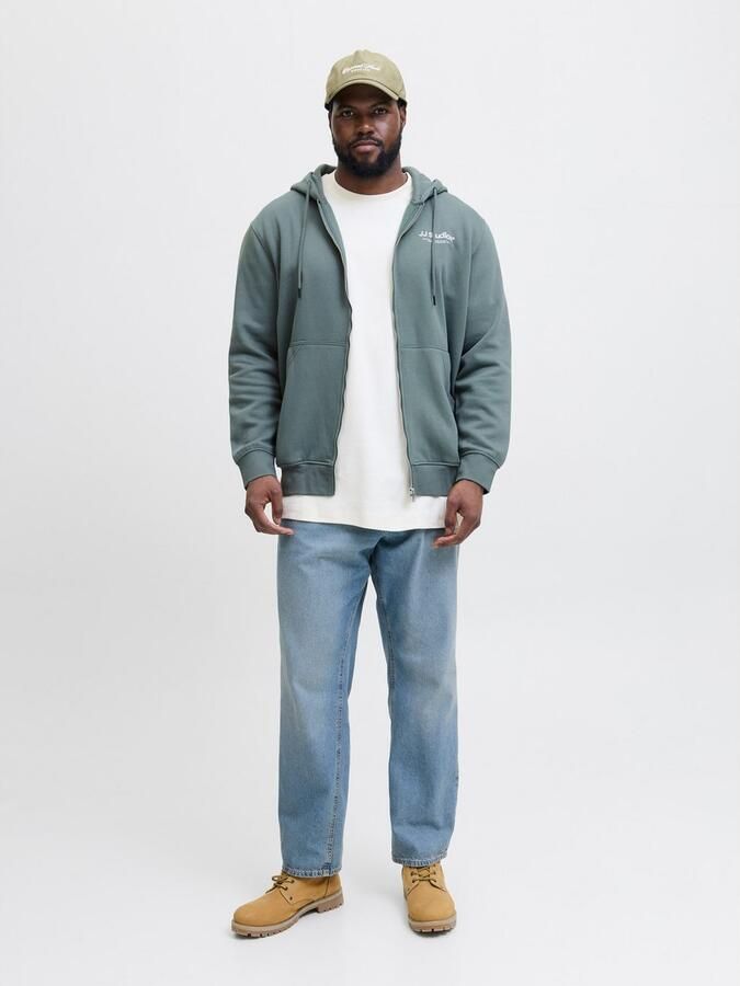 Jack & Jones PlusSize Hoodie JJESOHO SWEAT ZIP HOOD NOOS PLS - Foto 6