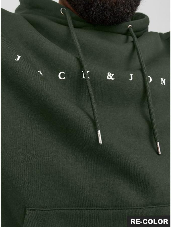 Jack & Jones PlusSize Hoodie JJESTAR JJ SWEAT HOOD NOOS PLS - Foto 4