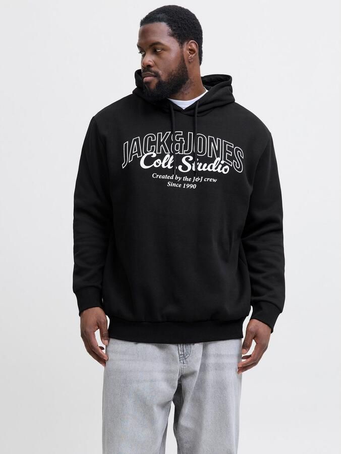 Jack & Jones PlusSize Hoodie JJMAKOTO SWEAT HOOD PLS - Foto 5