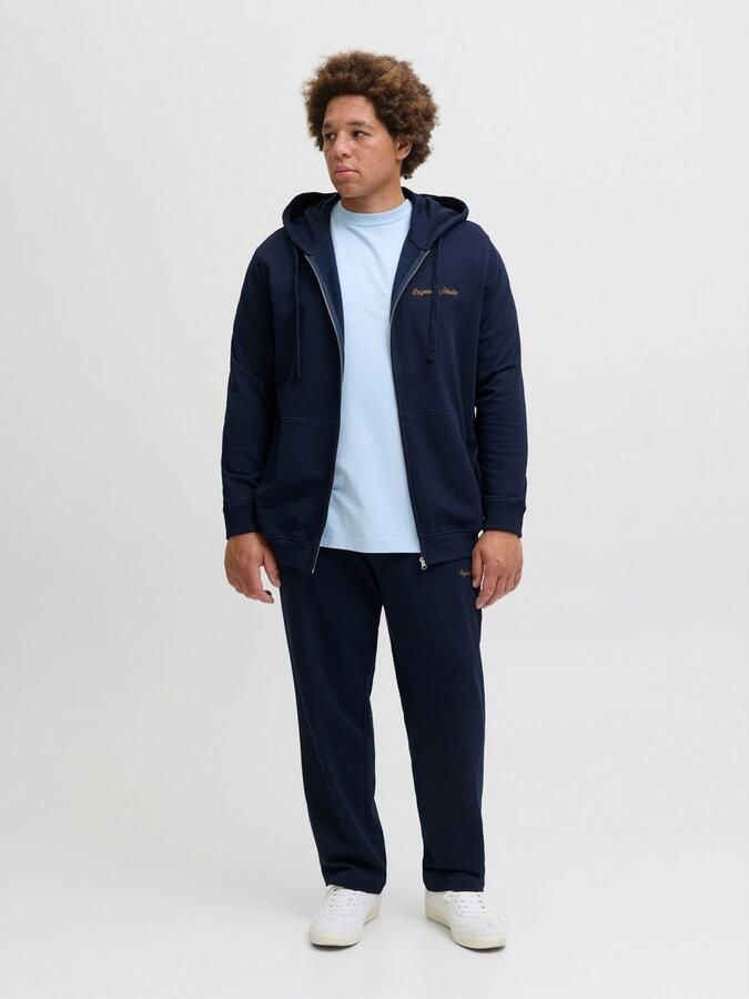 Jack & Jones PlusSize Hoodie JORNORREBRO EMB SWEAT ZIP HOOD PLS - Foto 4