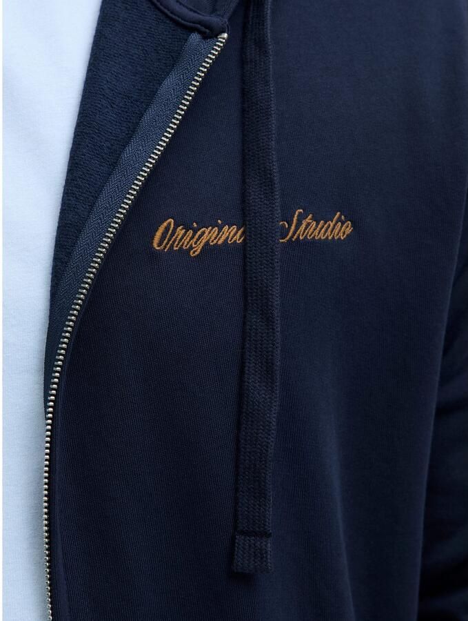 Jack & Jones PlusSize Hoodie JORNORREBRO EMB SWEAT ZIP HOOD PLS - Foto 3