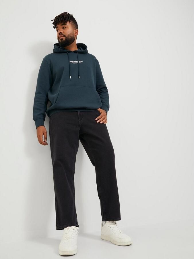 JACK & JONES PLUS SIZE relaxed jeans JJICHRIS JJORIGNIAL MF 912 Plus Size zwart - Foto 8